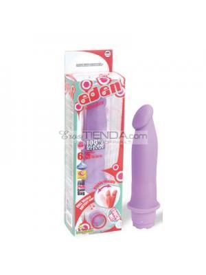 EDEN 6.5 SILICONE VIBE PURPLE