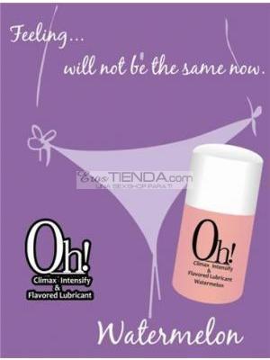 GEL MULTIORGASMICO Y LUBRICANTE COMESTIBLE SABOR SANDIA