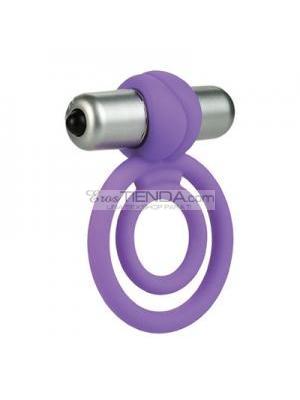 L AMOUR DUAL VIBRO RING PURPLE