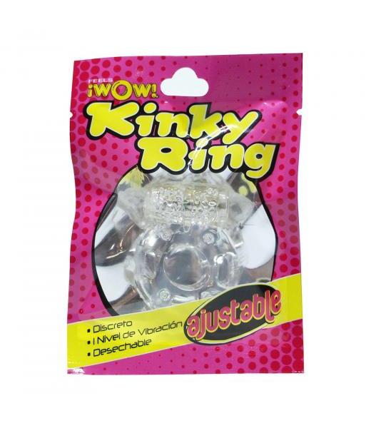 ANILLO VIBRADOR DESECHABLE ¡WOW! KINKY RING