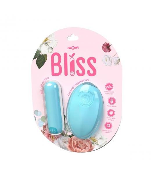 BALA VIBRADORA RECARGABLE WOW BLISS BLUE