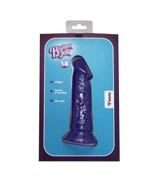 DILDO BLUEBERRY JELLY 18 MORADO