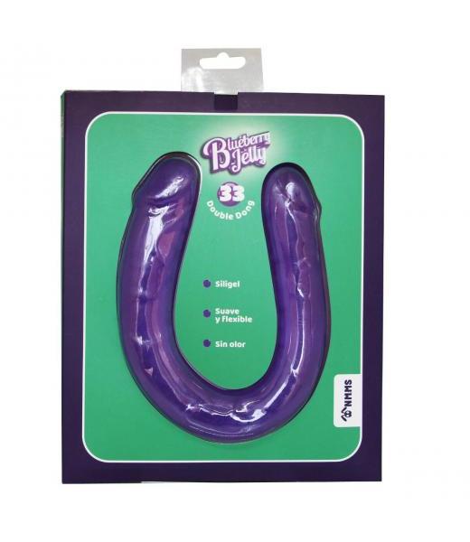 DILDO DOBLE NMMS BLUEBERRY JELLY 33