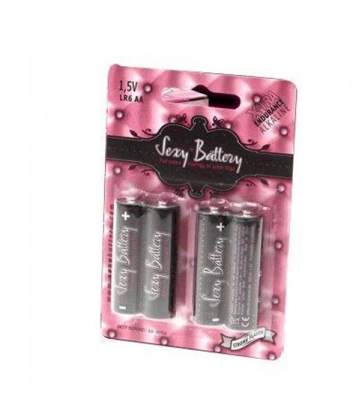 PILAS ALKALINAS SEXY BATTERY AA 4 PZAS