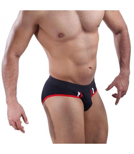 SPORT BRIEF NEGRO-CHICA