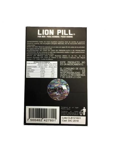 SUPLEMENTO ALIMENTICIO LION PILL