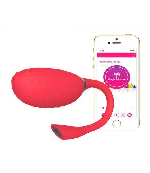 VIBRADOR RECARGABLE FUGU ROJO