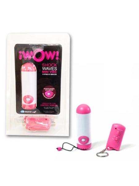 VIBRADOR CON CONTROL REMOTO WOW SHOCK WAVES