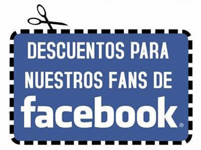 descuentos para nuestros fans de facebook