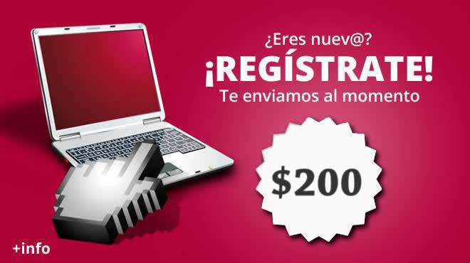 eres nuevo registrate